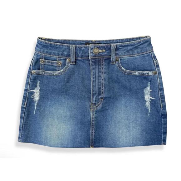 KatieJ NYC - Tween- Light Denim Miami Skirt main image 1